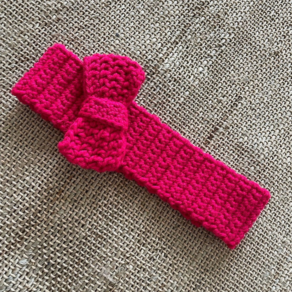 ZARA Handmade Pink Knit Headband for Kids